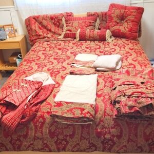 4 curtains with matching ties